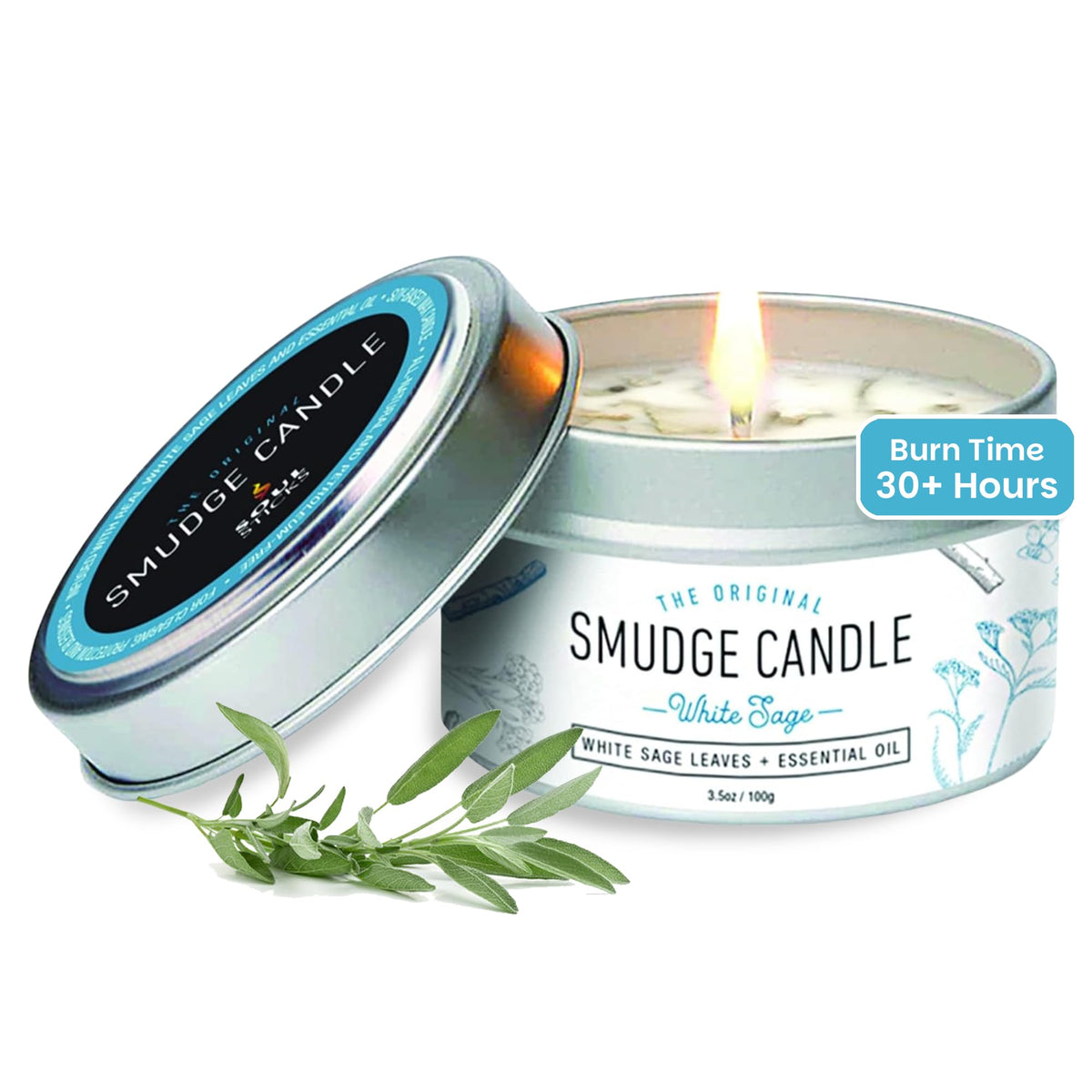 Soul Sticks 3.5 oz White Sage Smudge Candle